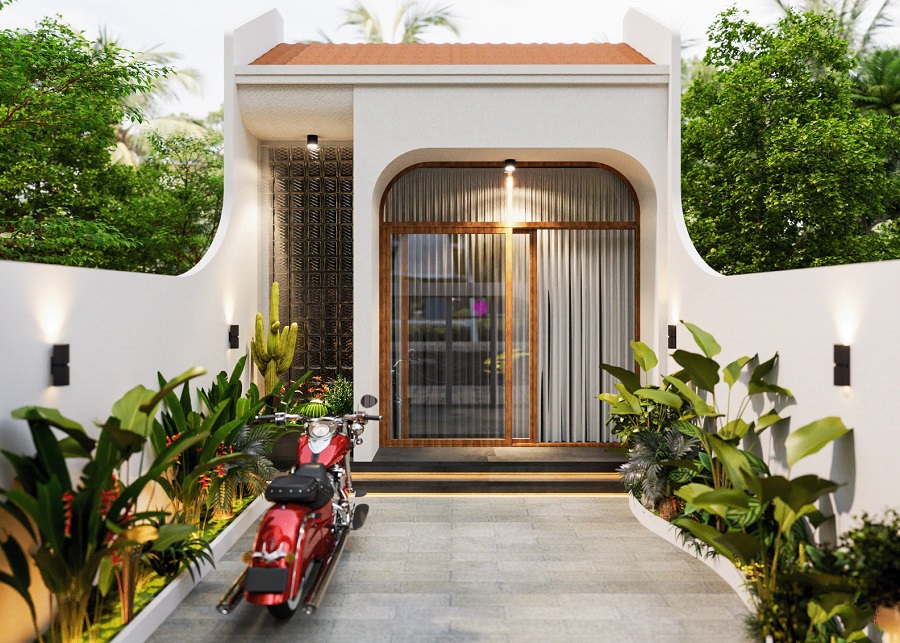 Hạng mục cải tạo mặt tiền nhà ống 1 tầng