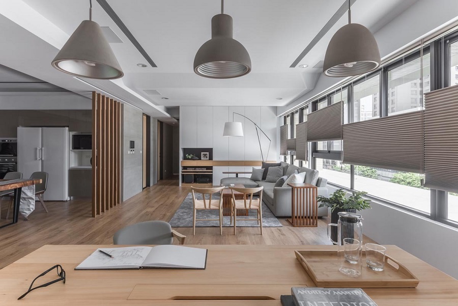 Mẫu cải tạo phòng khách nhà ống 1 tầng 60m2