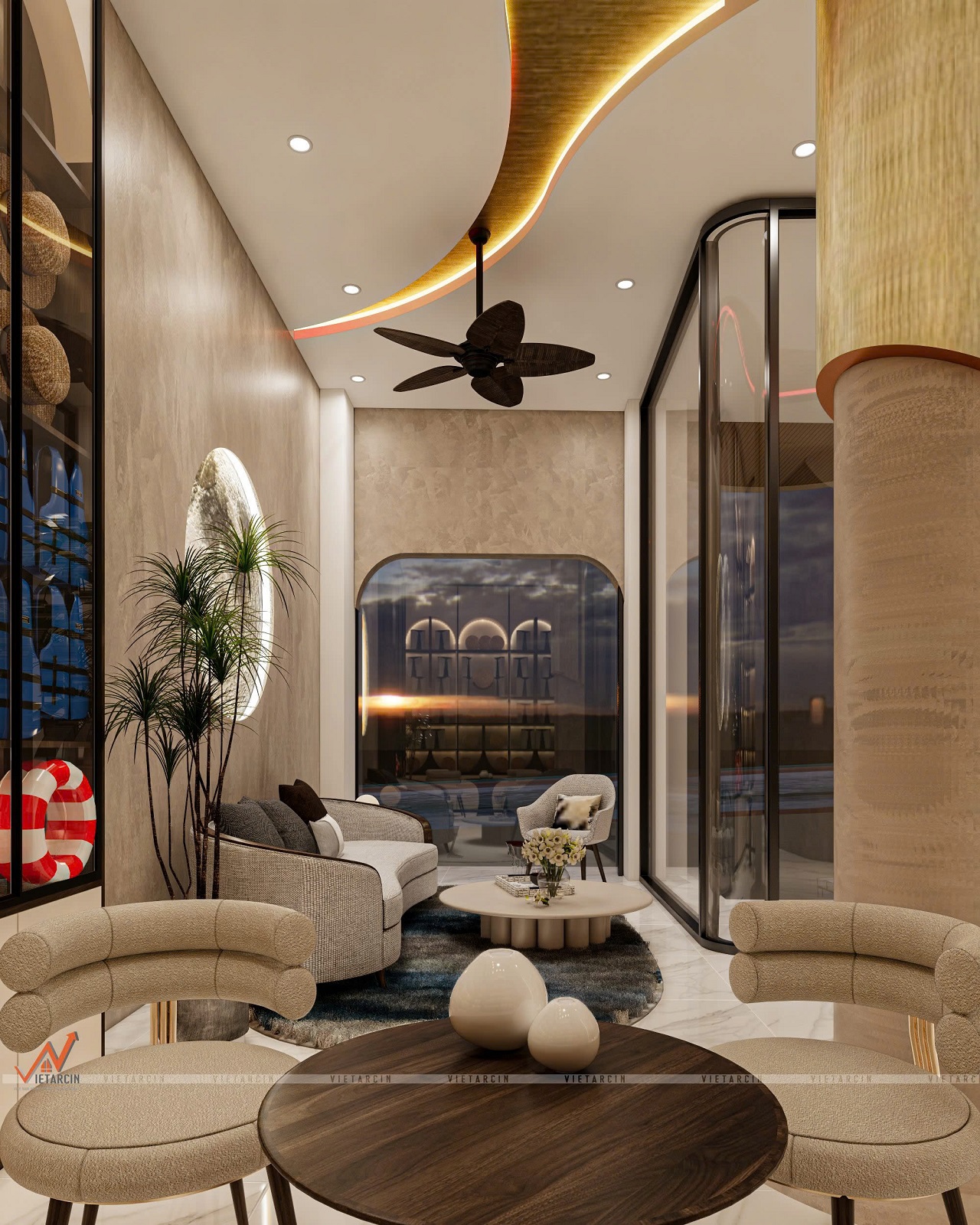 Giới thiệu mẫu thiết kế sảnh chờ cho khách sạn