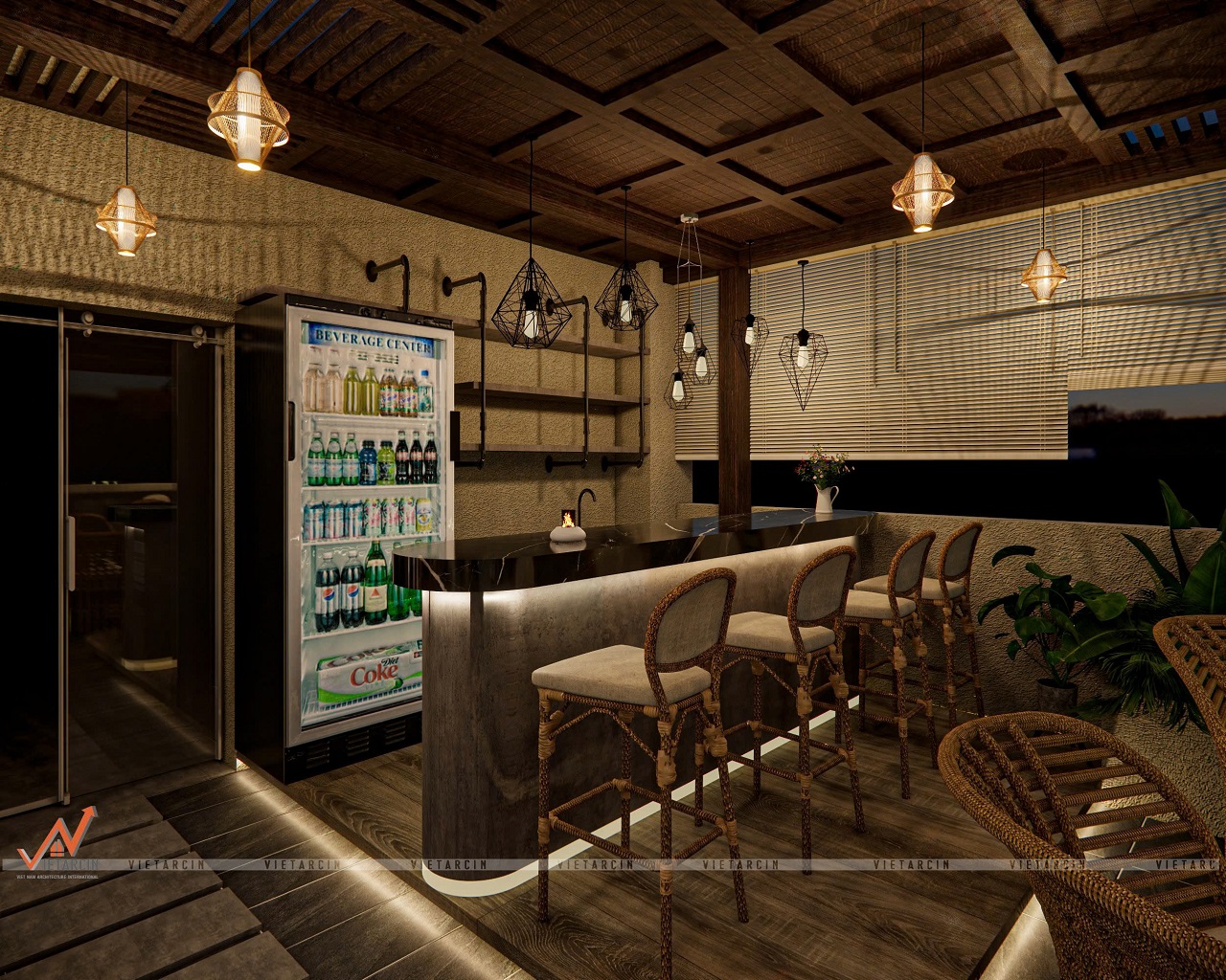 Mẫu thiết kế nhà hàng ăn uống tại khách sạn