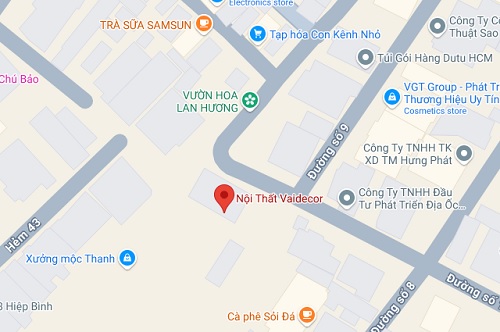 Địa chỉ công ty vaidecor