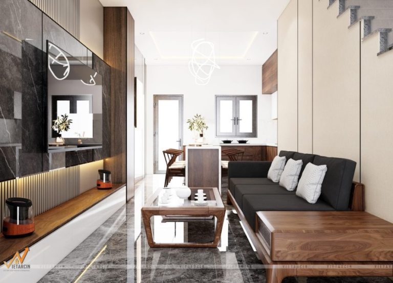 Thiết kế nhà phố trọn gói nhà anh Trầm