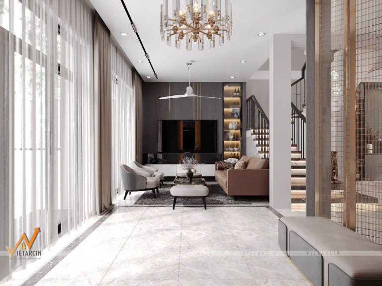 Thiết kế nội thất nhà phố hiện đại