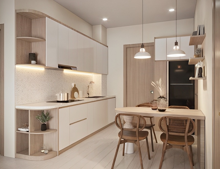 Cải tạo nhà bếp: 10 gợi ý cải tạo bếp & lưu ý cần biết 25 Cải tạo phòng bếp nhỏ phong cách Bắc Âu