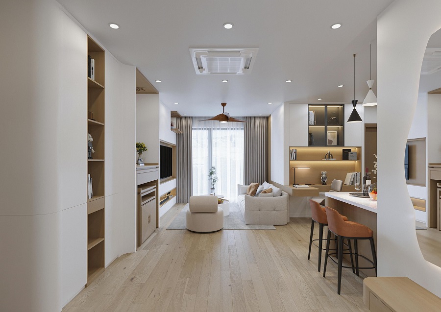 Cải tạo căn hộ chung cư: Báo giá & phương án phù hợp 12 Gợi ý cải tạo căn hộ 1 phòng ngủ