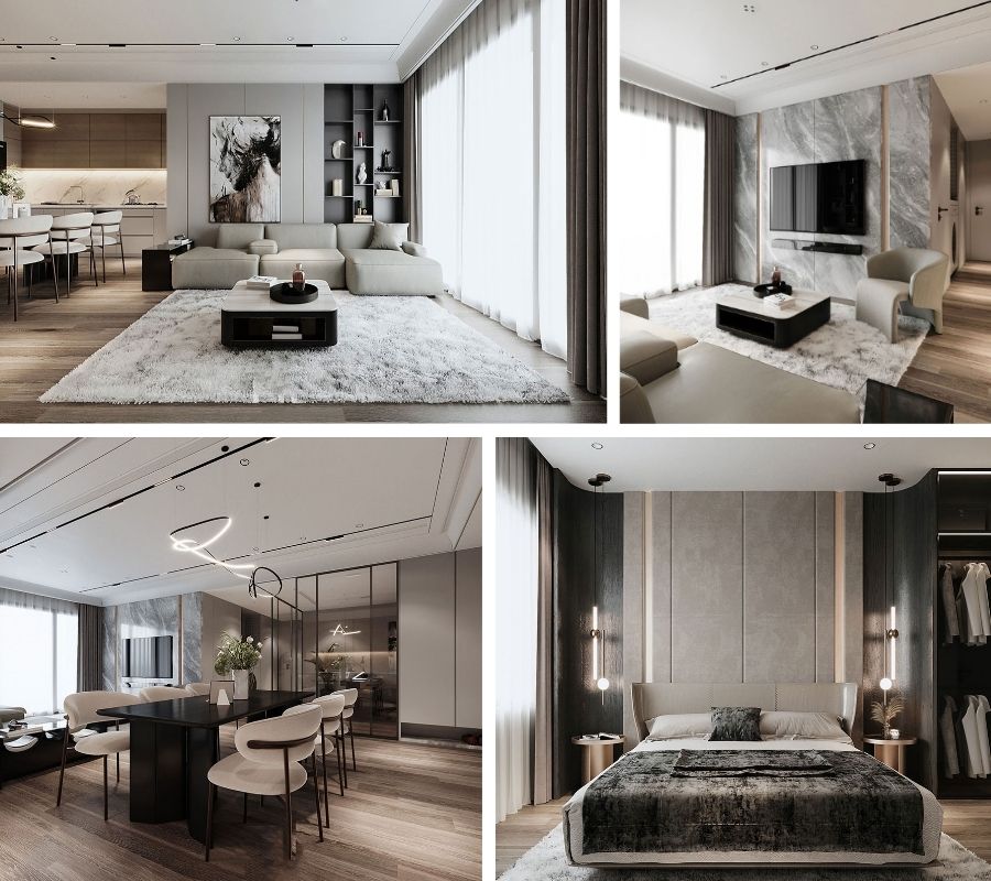 Cải tạo căn hộ chung cư: Báo giá & phương án phù hợp 14 Gợi ý cải tạo căn hộ 3 phòng ngủ