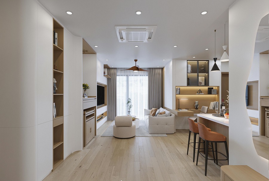 Mẫu cải tạo nhà căn hộ chung cư