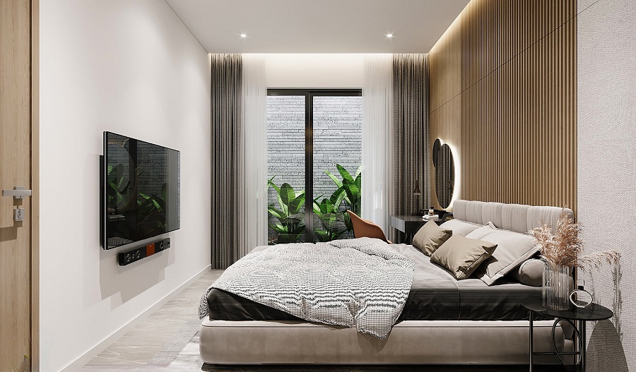Mẫu cải tạo nhà phố có sân vườn đẹp
