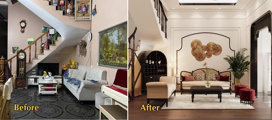 Cải tạo nhà phố cũ: 9 Ý tưởng cải tạo & hạng mục thi công 18 Ý tưởng cải tạo nhà phố Indochine
