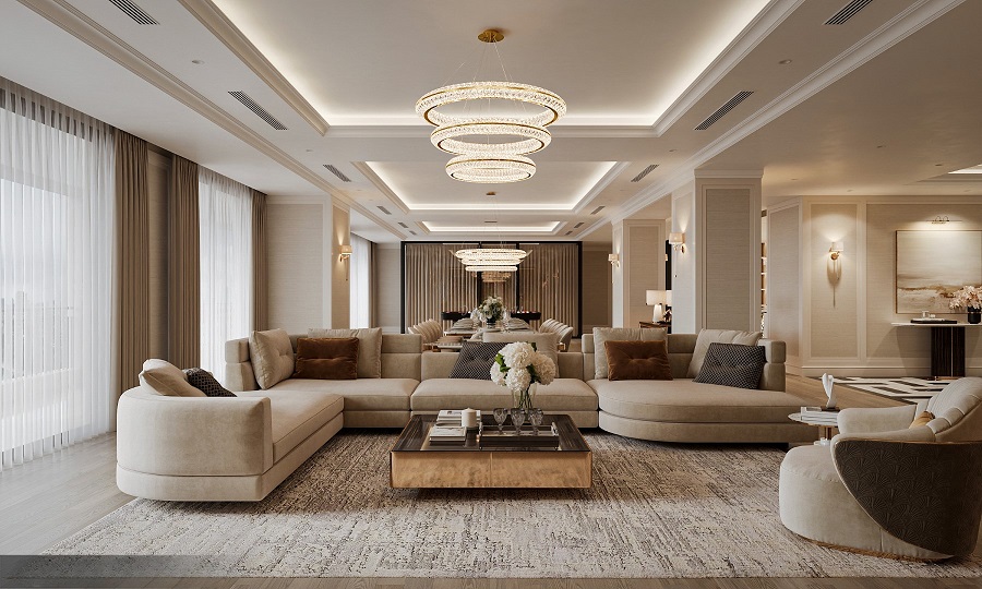 Cải tạo nhà ống cũ: 20 mẫu đẹp & gợi ý phương án phù hợp 13 Cải tạo nhà ống phong cách tân cổ điển