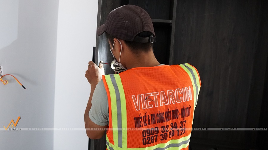 Dịch vụ thi công tấm ốp than tre Nhà Bè uy tín nhất 11 Nhân viên lâu năm và quy trình thi công chuyên nghiệp