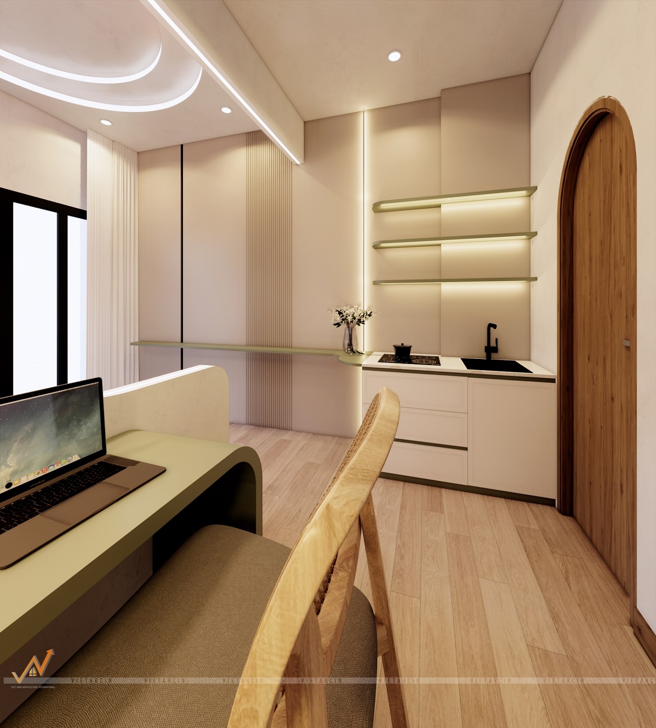 Dự án cải tạo nhà thành căn hộ dịch vụ anh Tín - Phú Nhuận 12 Mẫu thiết kế căn hộ dịch vụ cho nhà anh Tín