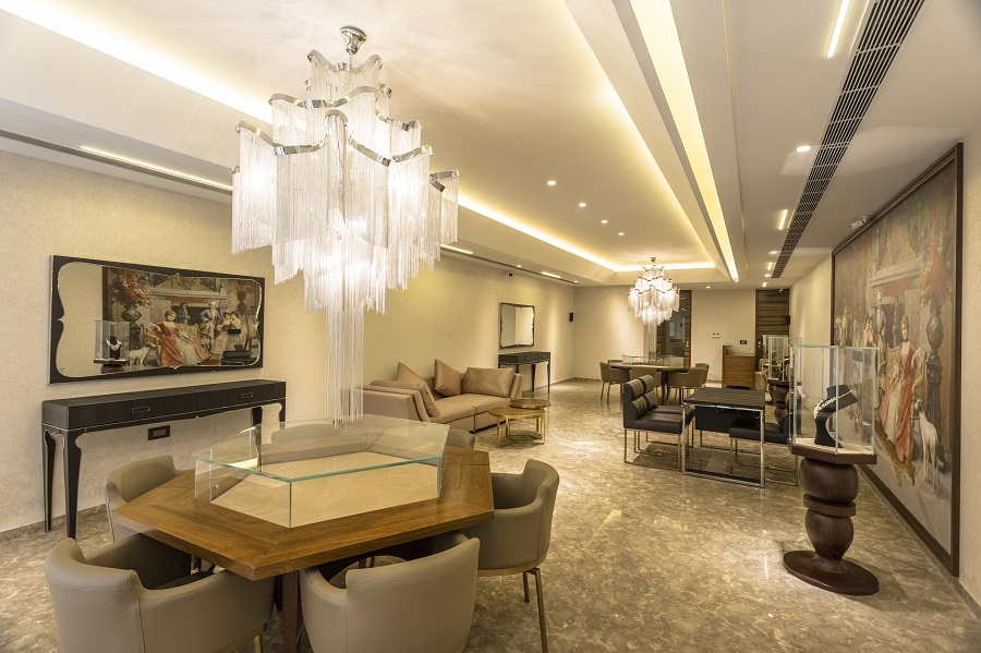 Nội thất showroom phong cách tân cổ điển