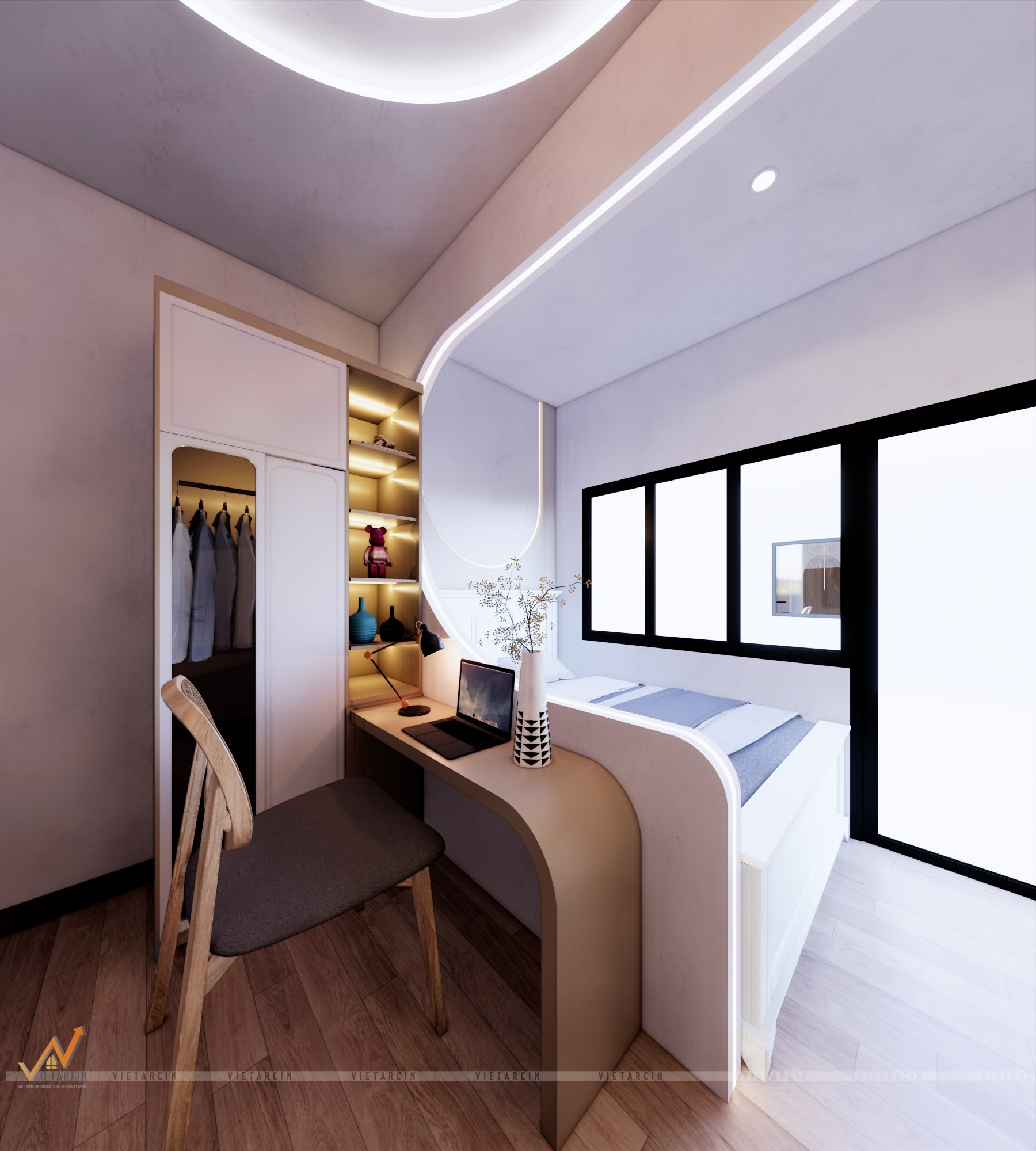 Dự án cải tạo nhà thành căn hộ dịch vụ anh Tín - Phú Nhuận 11 Gợi ý mẫu thiết kế căn hộ cho anh Tín