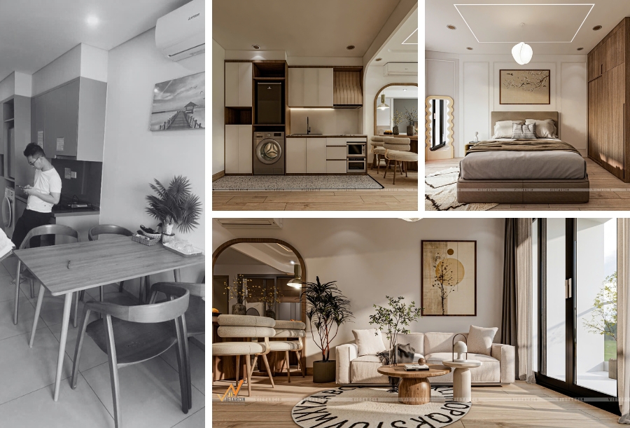 Dịch vụ cải tạo nhà cũ Quận 11 chất lượng 9 Dự án cải tạo căn hộ thành homestay chị Hằng