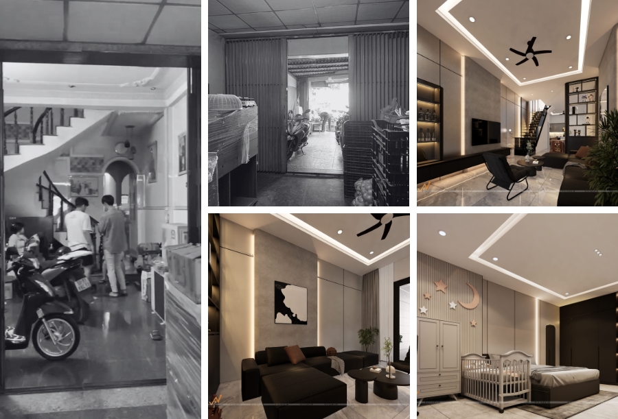 Dịch vụ cải tạo nhà cũ Quận 12 chất lượng 11 Dự án cải tạo nhà anh Chiến