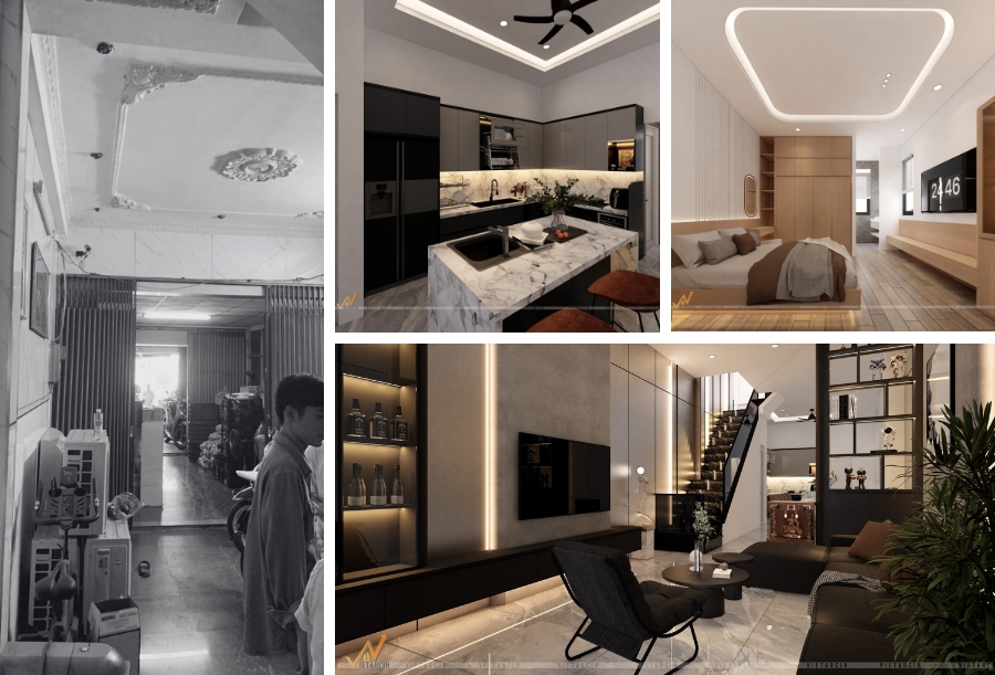 Dịch vụ cải tạo nhà cũ Quận Gò Vấp chuyên nghiệp 11 Dự án cải tạo nhà anh Chiến