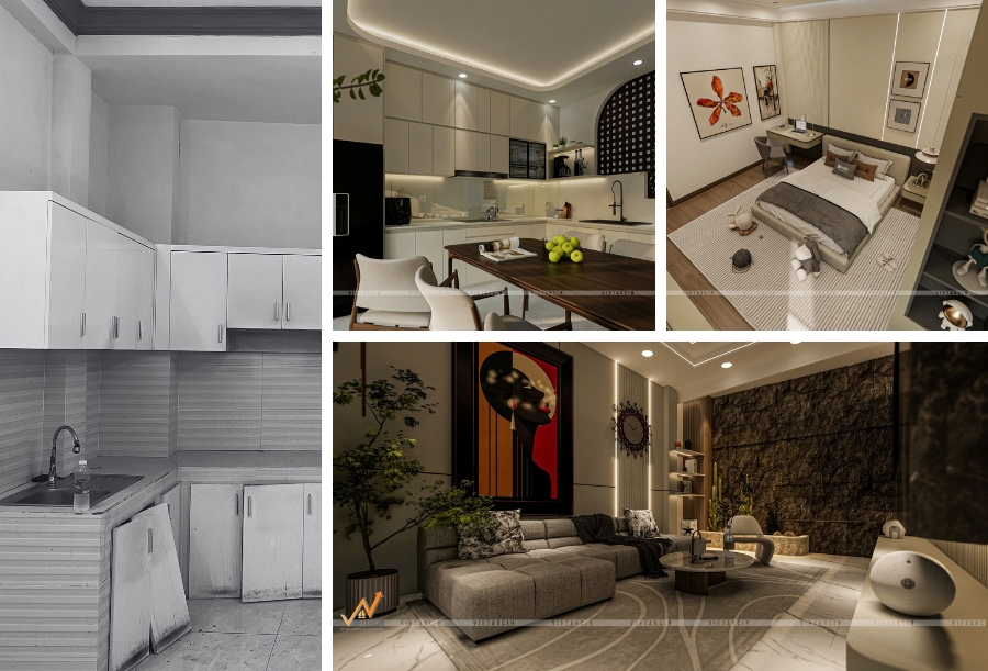 Dịch vụ cải tạo nhà cũ Quận Phú Nhuận chất lượng 14 Dự án cải tạo nhà chị Châu