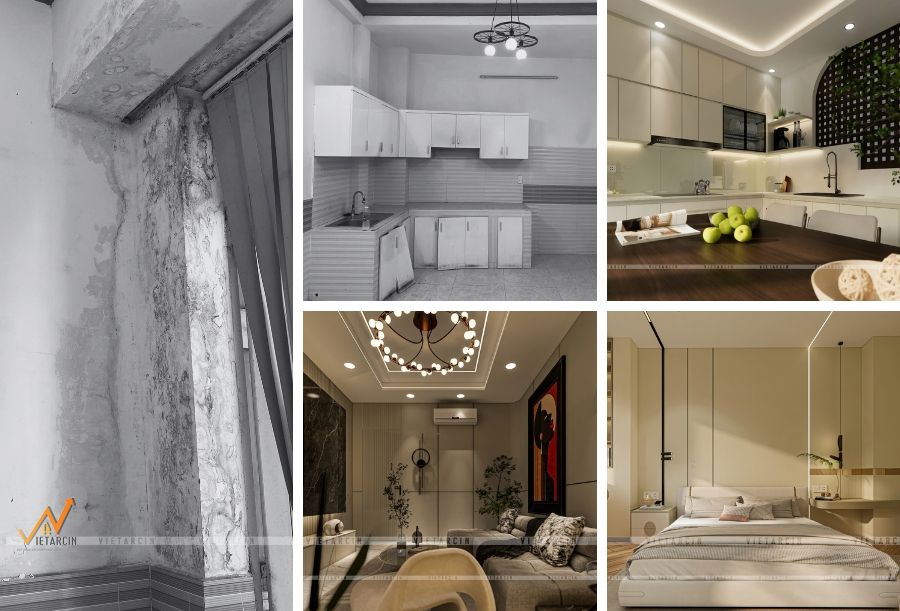 Dịch vụ cải tạo nhà cũ Quận Gò Vấp chuyên nghiệp 15 Dự án cải tạo nhà chị Châu