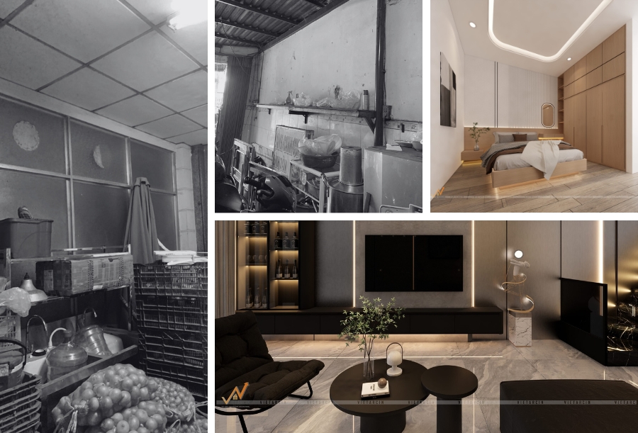 Dịch vụ cải tạo nhà cũ Quận 9 uy tín 8 Dự án cải tạo nhà cũ anh Chiến