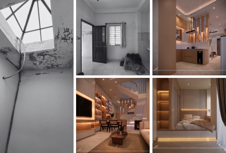 Dự án cải tạo nhà cũ anh Phước