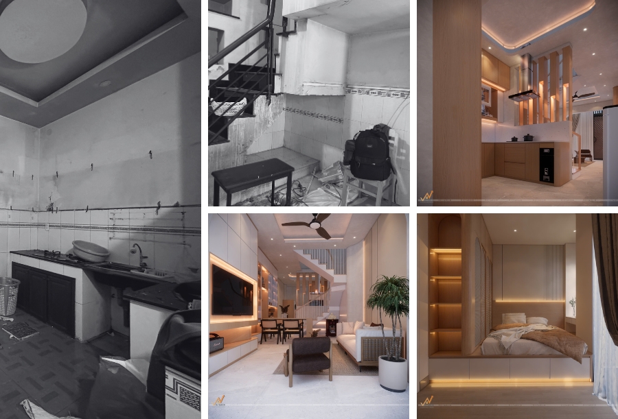Dịch vụ cải tạo nhà cũ Quận 11 chất lượng 7 Dự án cải tạo nhà cũ anh Phước