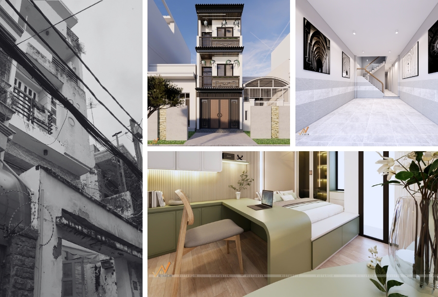 Dịch vụ cải tạo nhà cũ Quận Gò Vấp chuyên nghiệp 16 Dự án cải tạo nhà cũ anh Tín
