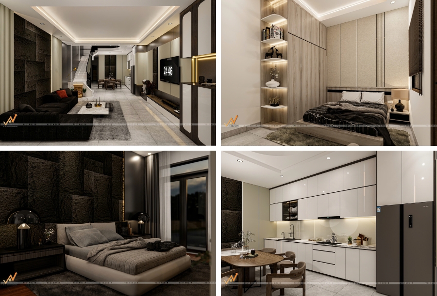 Dịch vụ cải tạo nhà cũ Quận 5 chất lượng 14 Dự án cải tạo nhà cũ chị Hỷ