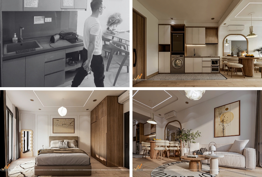Dịch vụ cải tạo nhà cũ Quận 9 uy tín 7 Dự án cải tạo nhà cũ thành homestay của chị Hằng