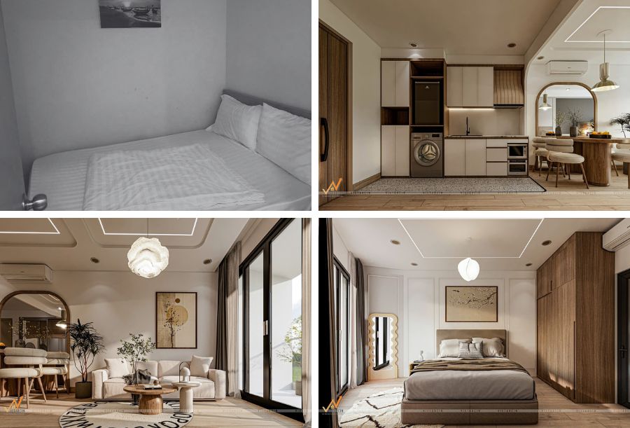 Dịch vụ cải tạo nhà cũ Quận 1 uy tín 10 Dự án sửa chữa cải tạo căn hộ chị Hằng