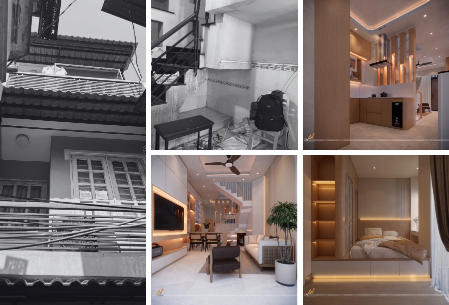 Dịch vụ cải tạo nhà cũ Quận 9 uy tín 12 Dự án sửa chữa cải tạo nhà anh Phước