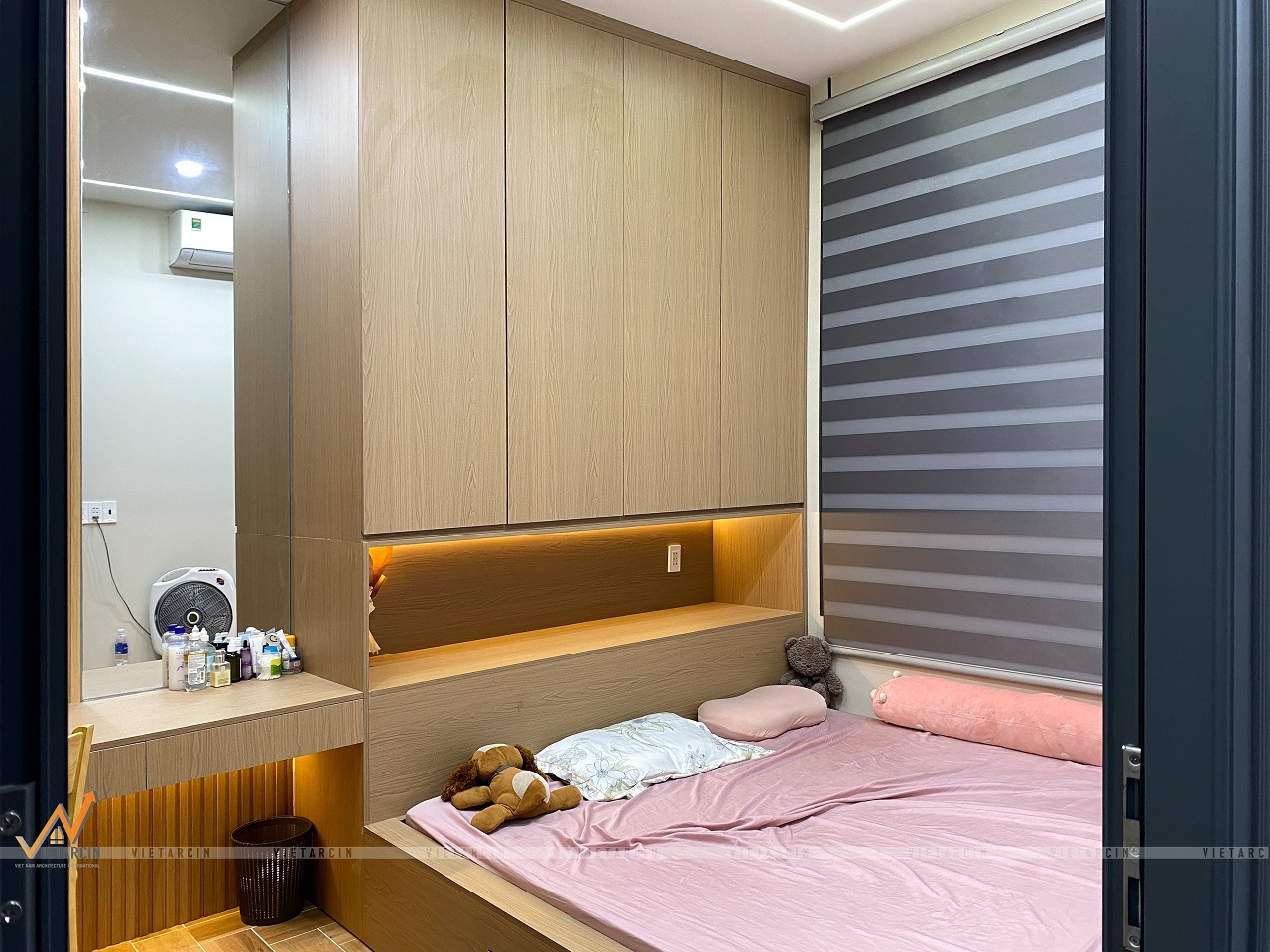 Hình ảnh thực tế phòng ngủ nhà anh Hòa Bình Dương