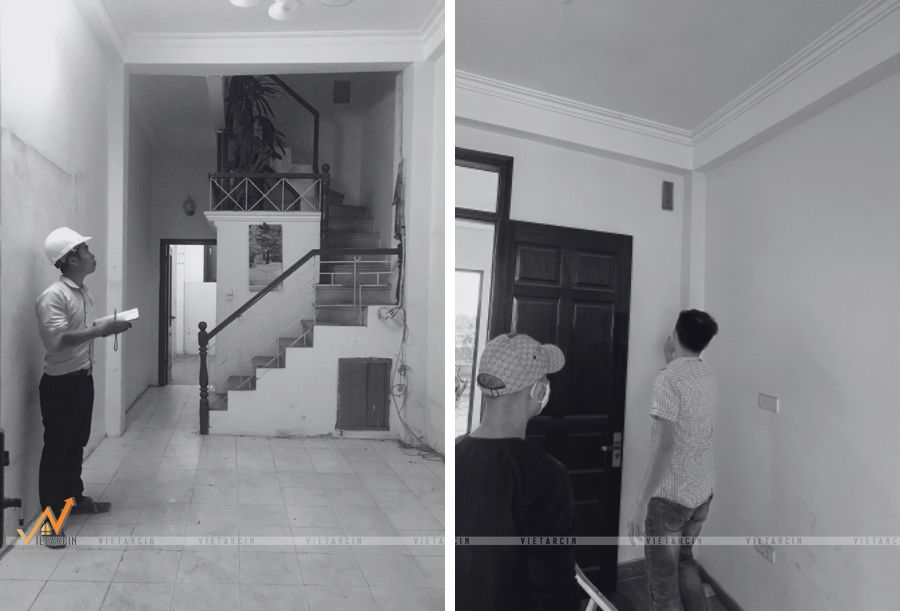 Dịch vụ cải tạo nhà cũ Quận 3 chất lượng 5 Kiểm tra hiện trạng nhà cũ là bước đầu tiên trong quy trình cải tạo