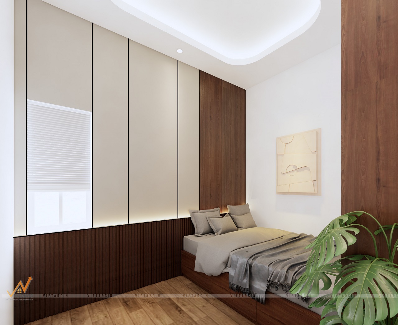 Thiết kế và thi công nội thất nhà phố anh Thành - Củ Chi 5 Mẫu thiết kế phòng ngủ cho ba anh Thành