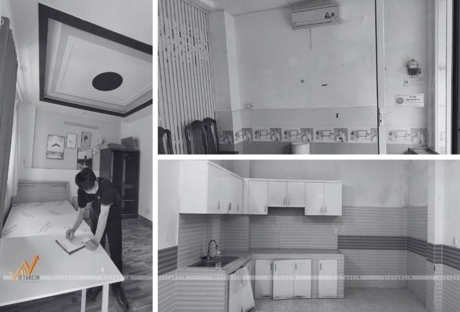 Dịch vụ cải tạo nhà cũ huyện Cần Giờ uy tín 5 Đội ngũ Vaidecor tiến hành khảo sát hiện trạng công trình nhà cũ huyện Cần Giờ