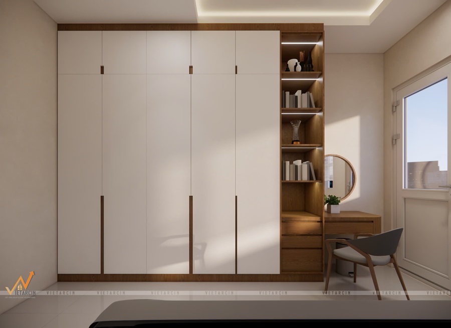 Tủ được làm từ vật liệu hiện đại 