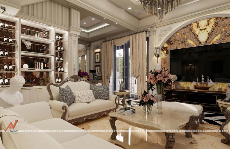 Thiết kế thi công nội thất - biệt thự anh Hồng - Lâm Đồng