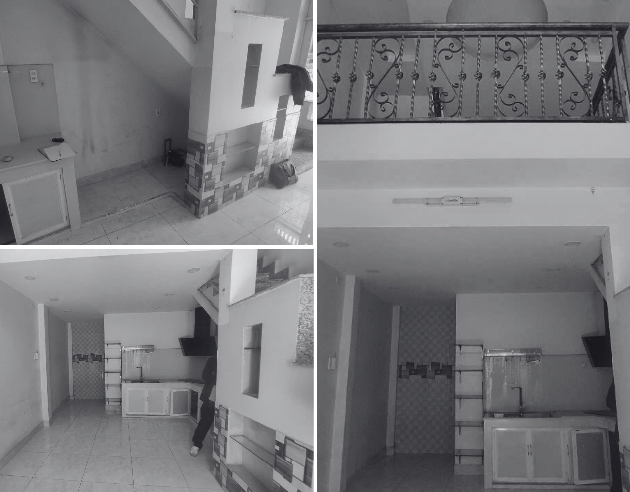 Hiện trạng tầng 1 dự án cải tạo trọn gói nhà phố anh Vinh