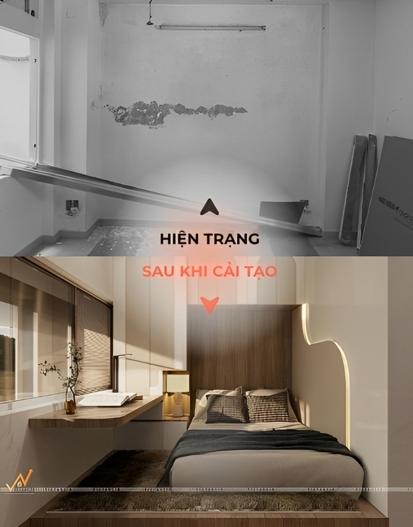 Hình ảnh dự án cải tạo nhà thành căn hộ cho thuê