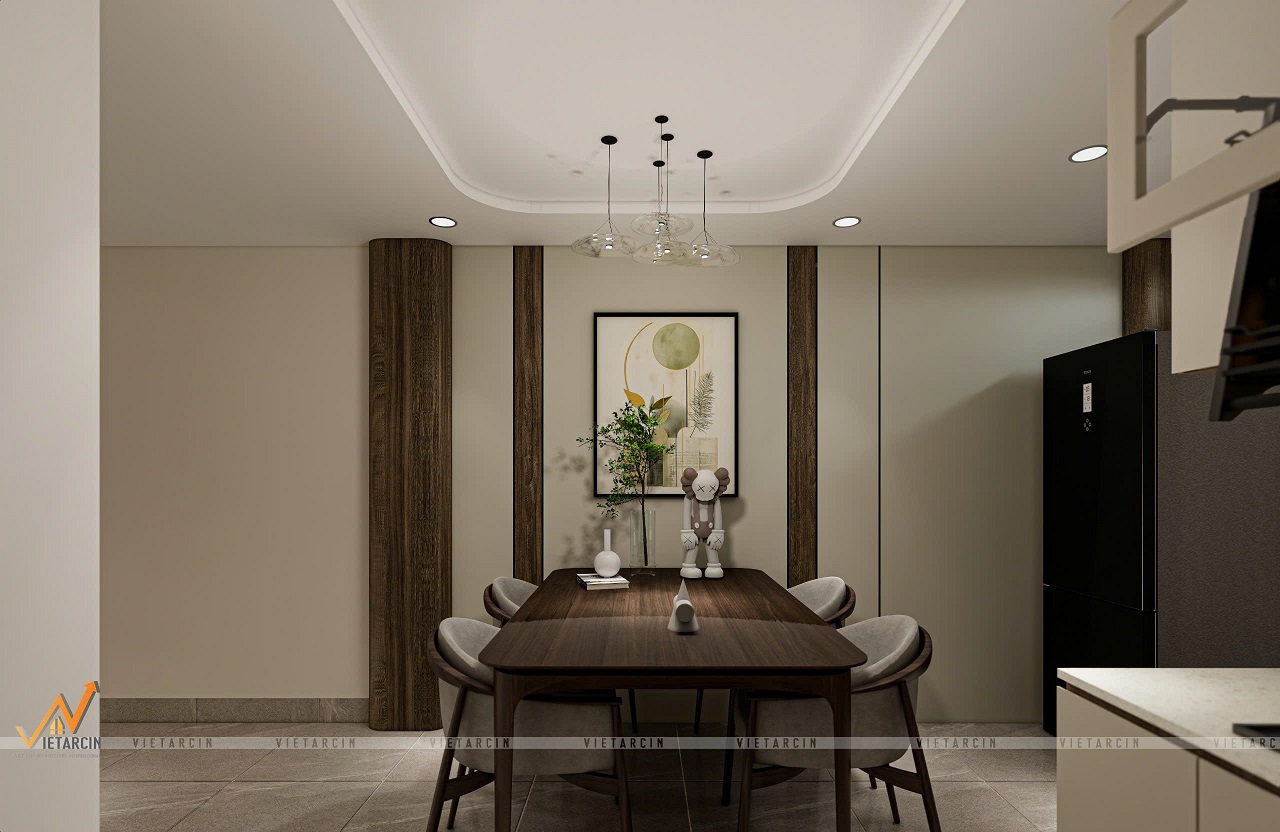 Thiết kế nội thất nhà phố anh Thảo - Nhà bếp tầng lửng