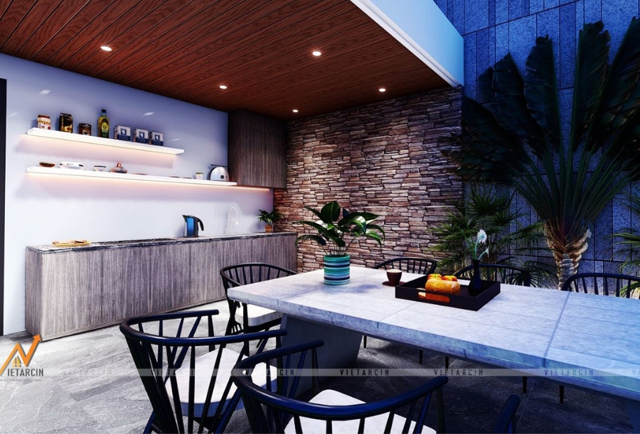 Cải tạo ban công thành bếp