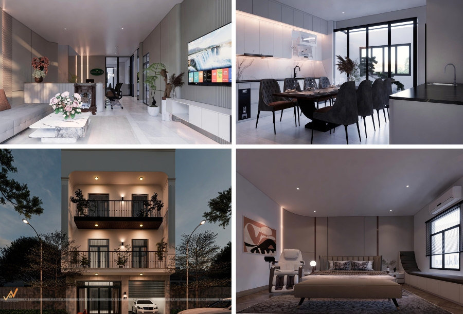 Một số hình ảnh của dự án cải tạo nhà phố anh An