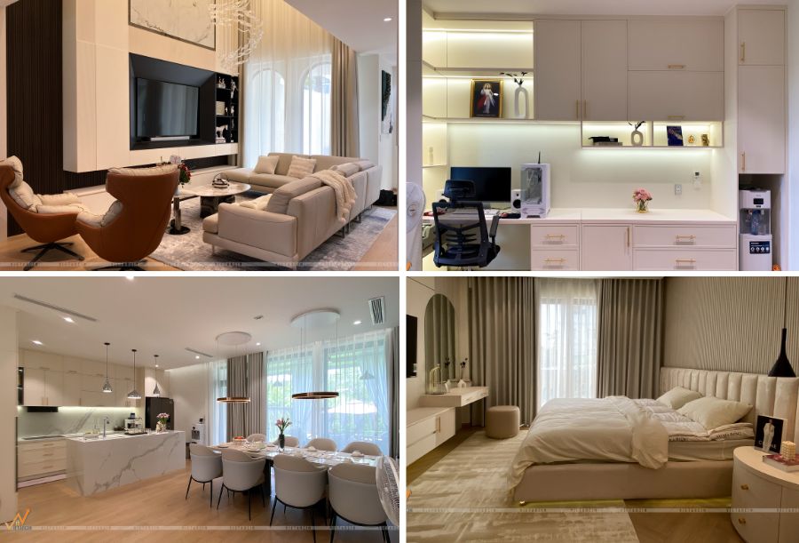 Một số hình ảnh dự án cải tạo nhà 4 tầng của anh Tùng