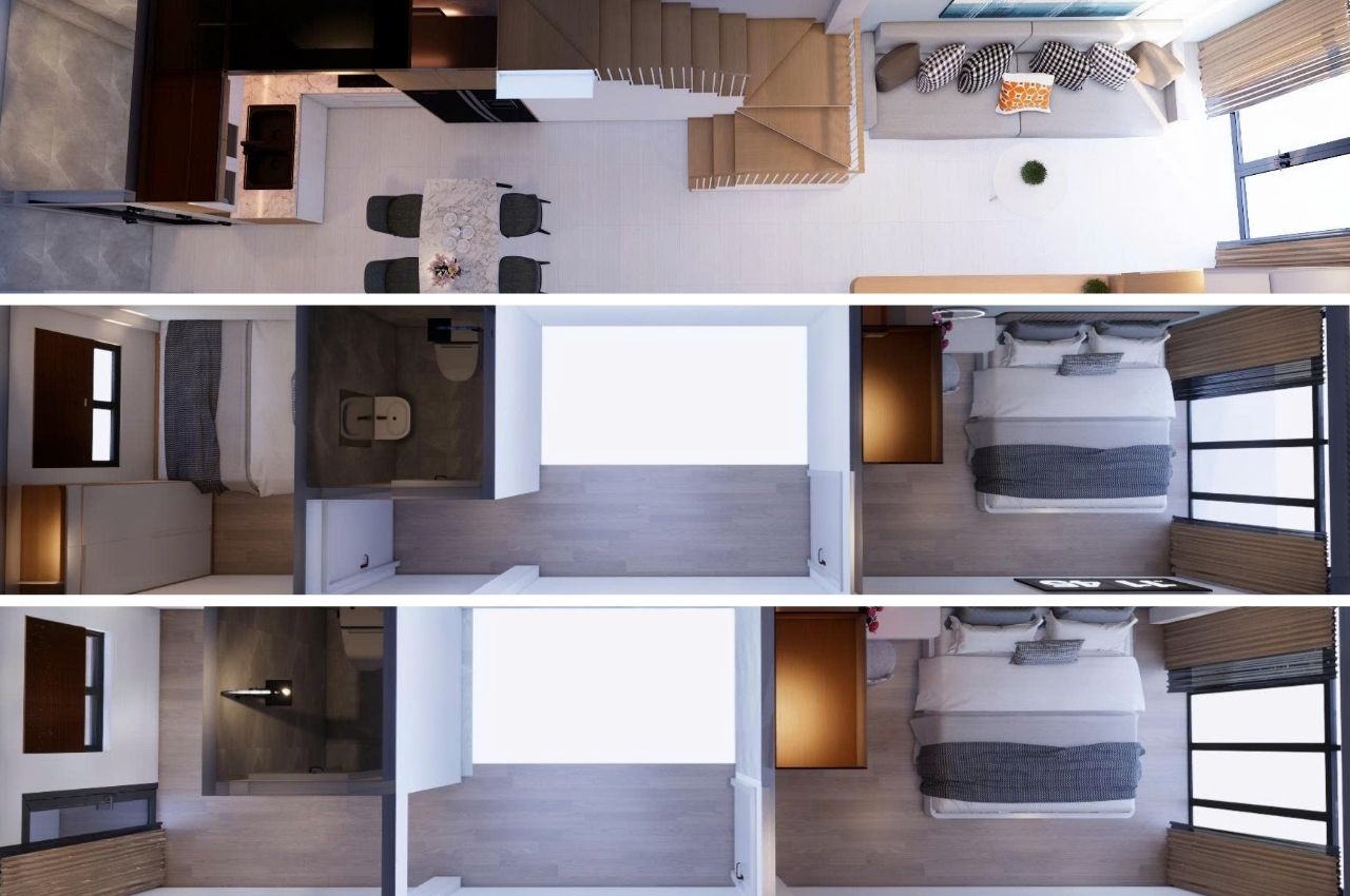 Giải pháp thiết kế dự án cải tạo nhà phố - chị Hằng - Quận 6