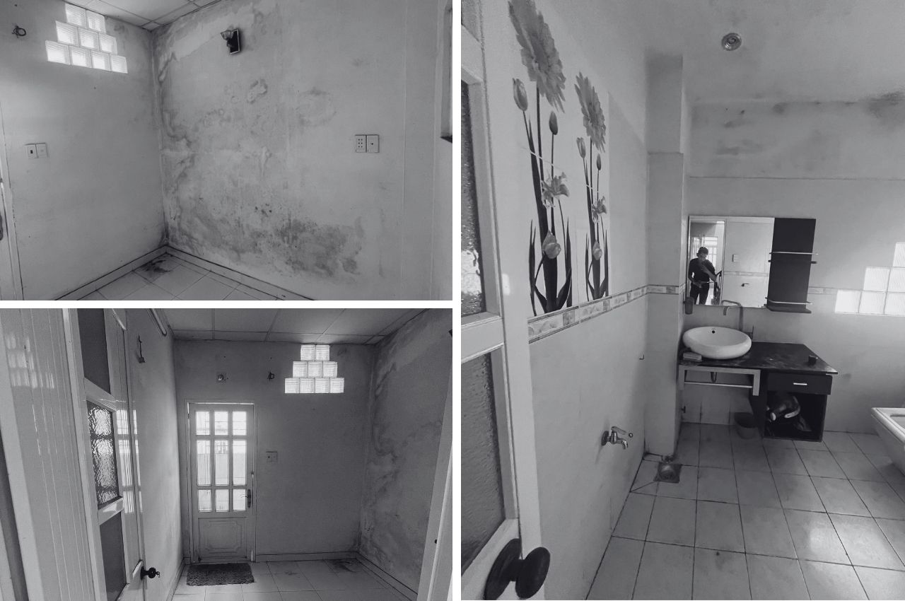 Hiện trạng dự án cải tạo nhà phố chị Hằng - Quận 6 - 1