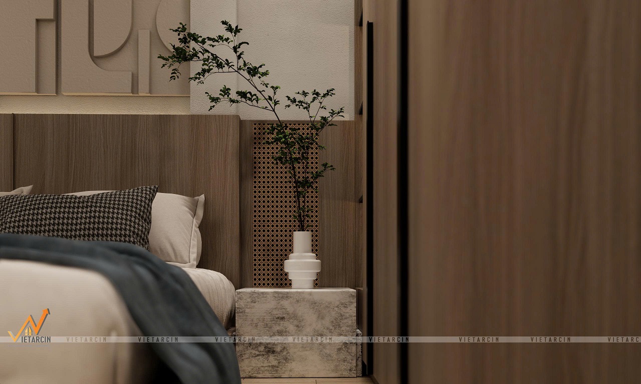 Phòng ngủ tầng 2 - thiết kế nội thất nhà phố chú Tùng cô Lê - 6