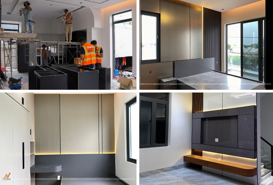 Một số hình ảnh cải tạo nhà anh Thành