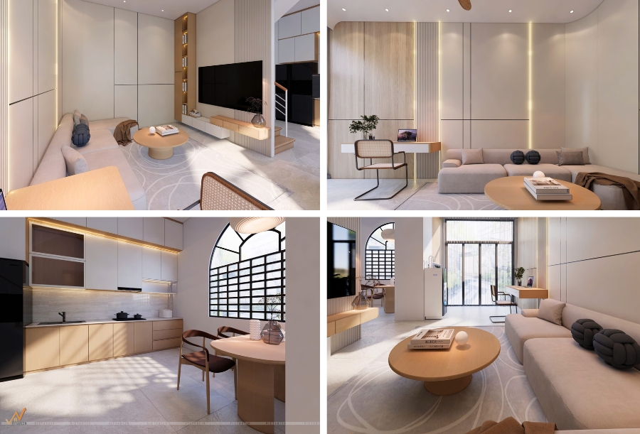 Một số hình ảnh của dự án cải tạo nhà chị Phụng