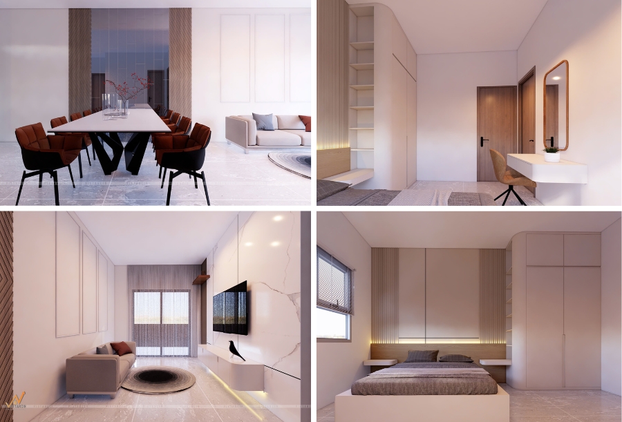 Một số hình ảnh hoàn thiện căn hộ của chi Hà