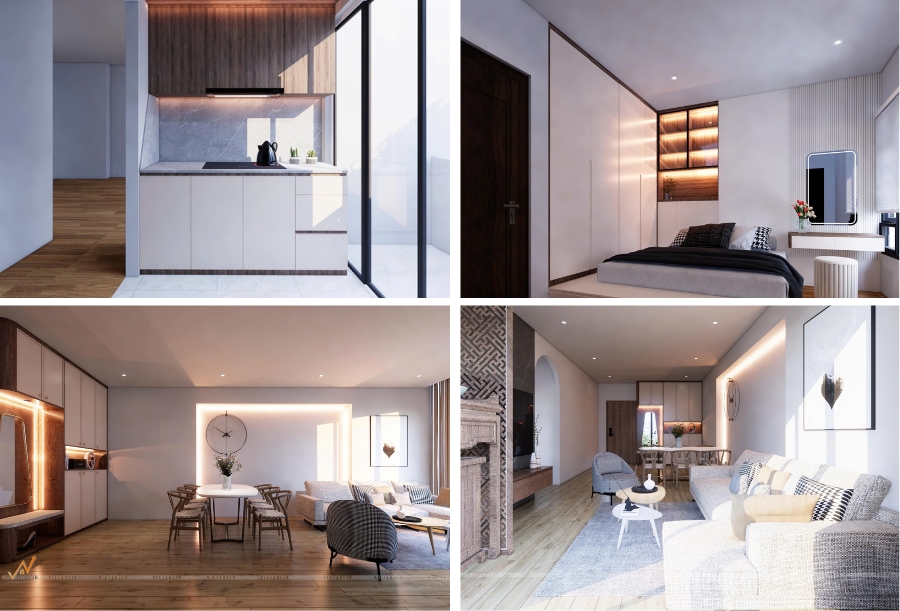 Một số hình ảnh sau sửa chữa căn hộ của chị Nhi